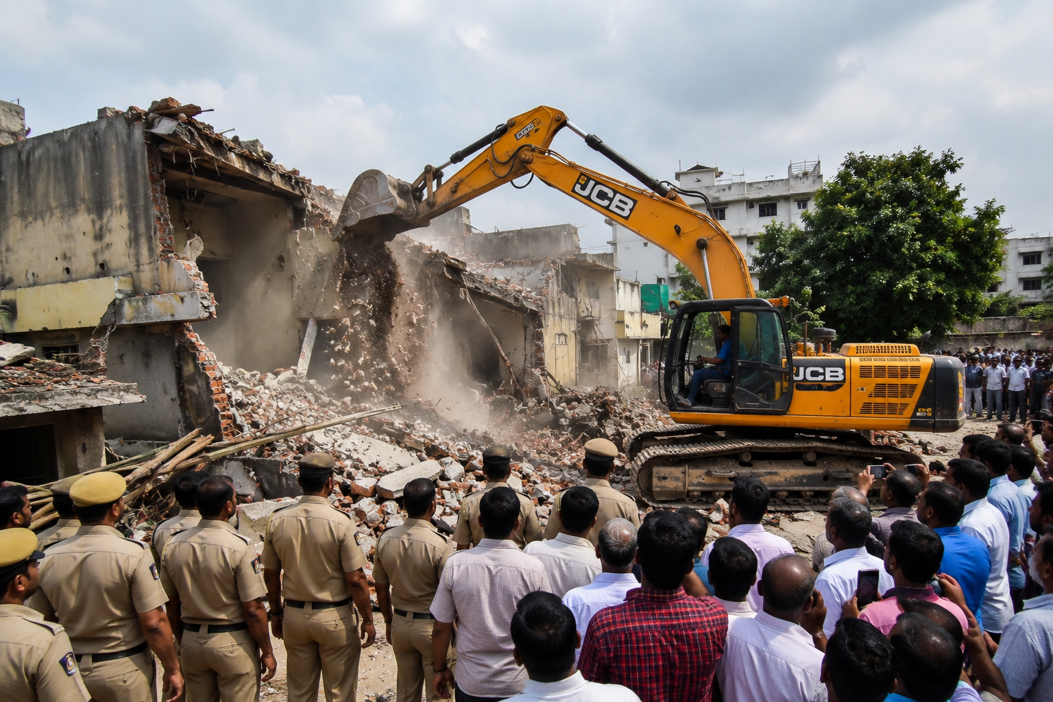 Is Andhra Pradesh Seeing a Time of "Bulldozer Politics"? Demolitions Cause Public Anger
