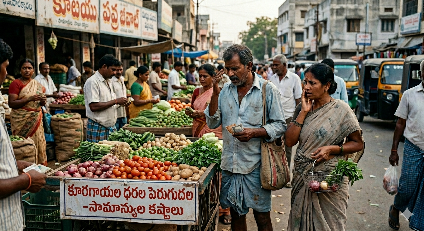 Rising Prices in Andhra Pradesh Push Common People Into Financial Stress
