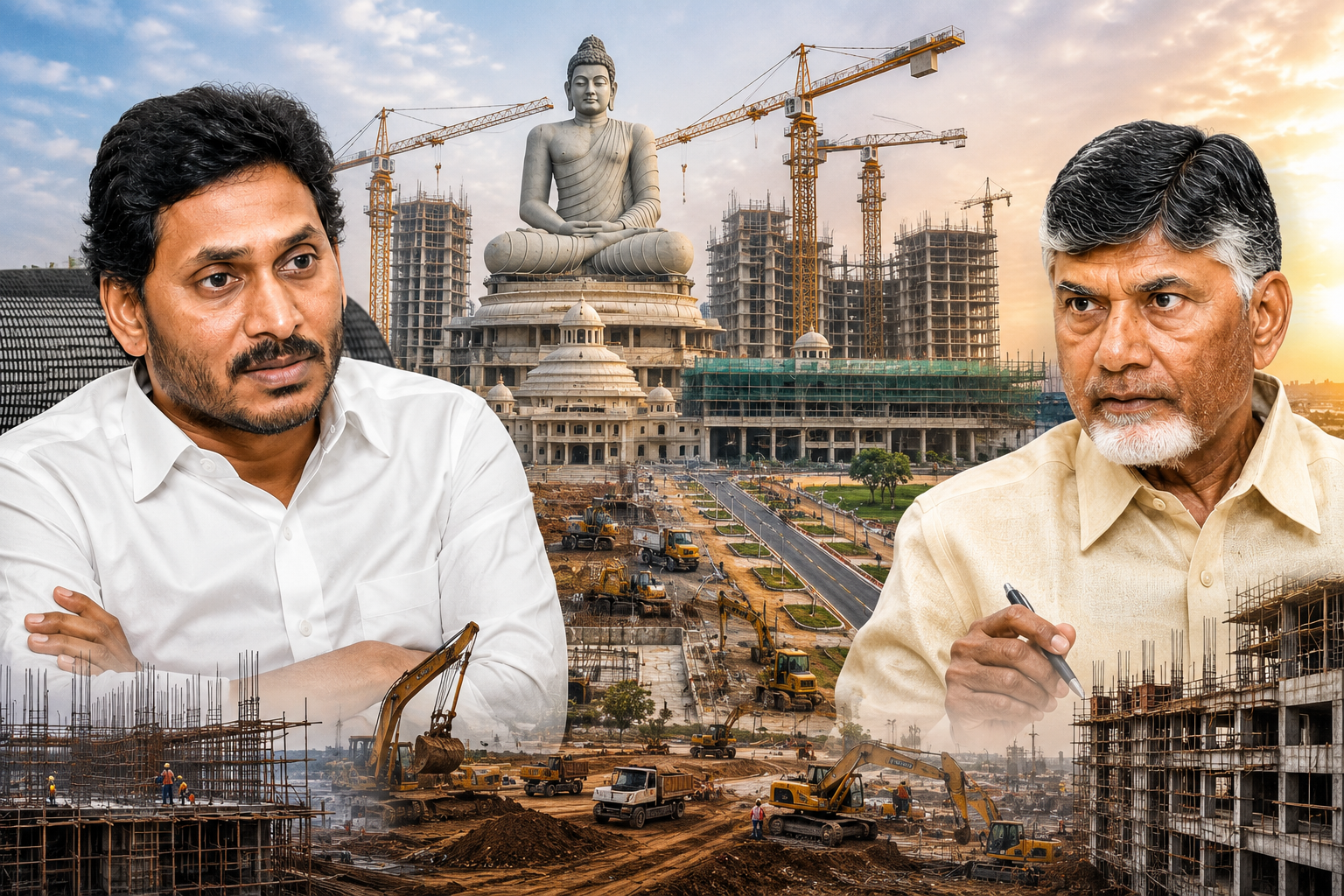 Amaravati Capital Construction Controversy Resurfaces Amid Political Clash