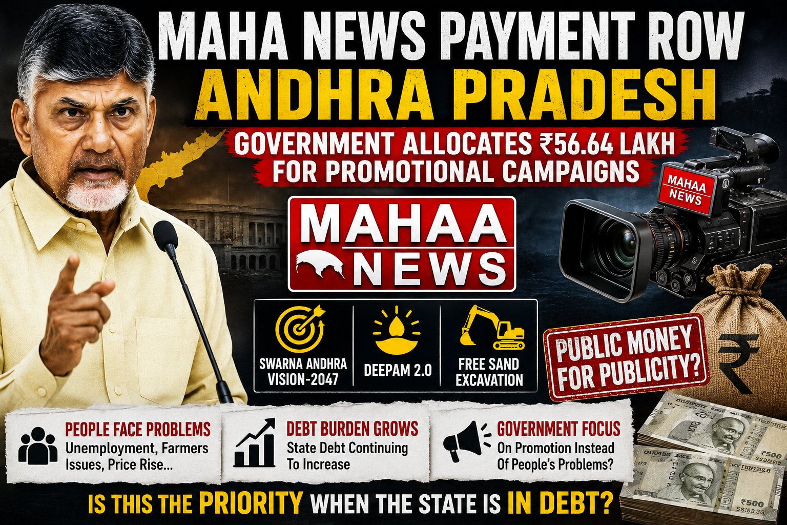 Maha News Payment Row Andhra Pradesh