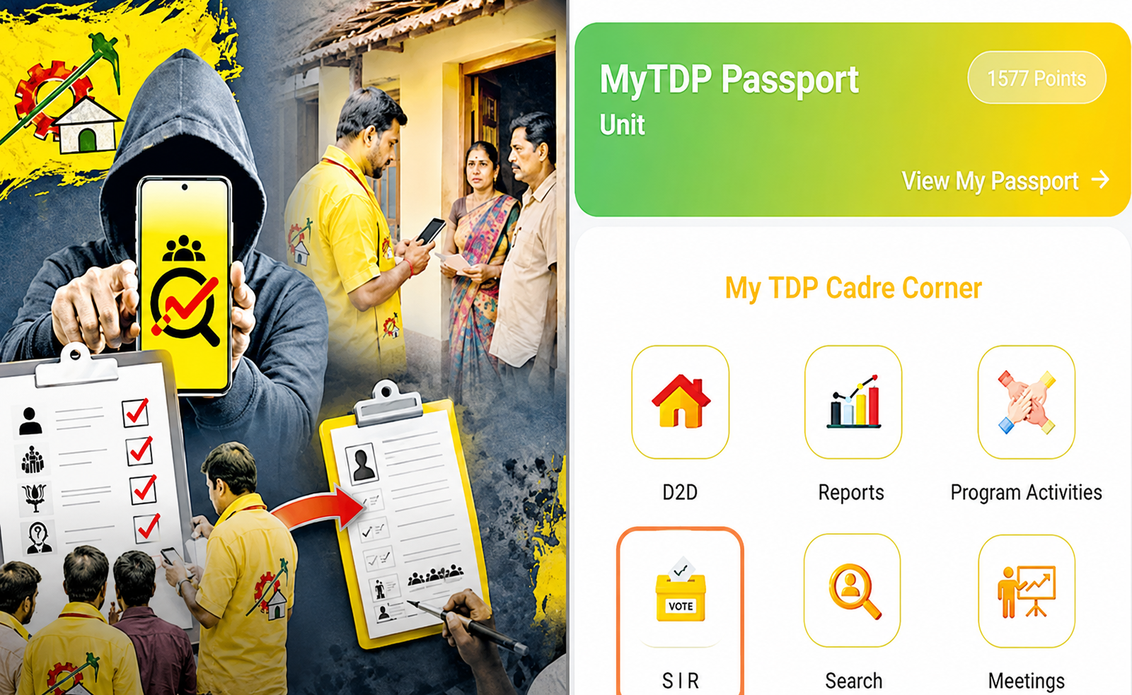 Data Collection Under the Guise of the ‘SIR’ App: Is TDP Plotting to Remove YSRCP Votes?