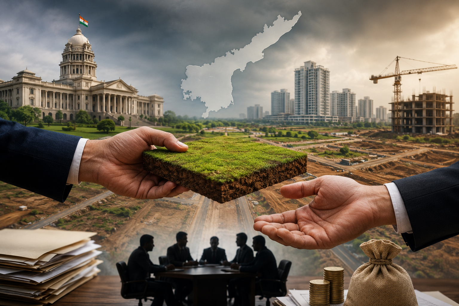 “Thousands of Crores Worth of Land for Newly Born Companies? Questions Raised Over Andhra Pradesh Government’s Decision”