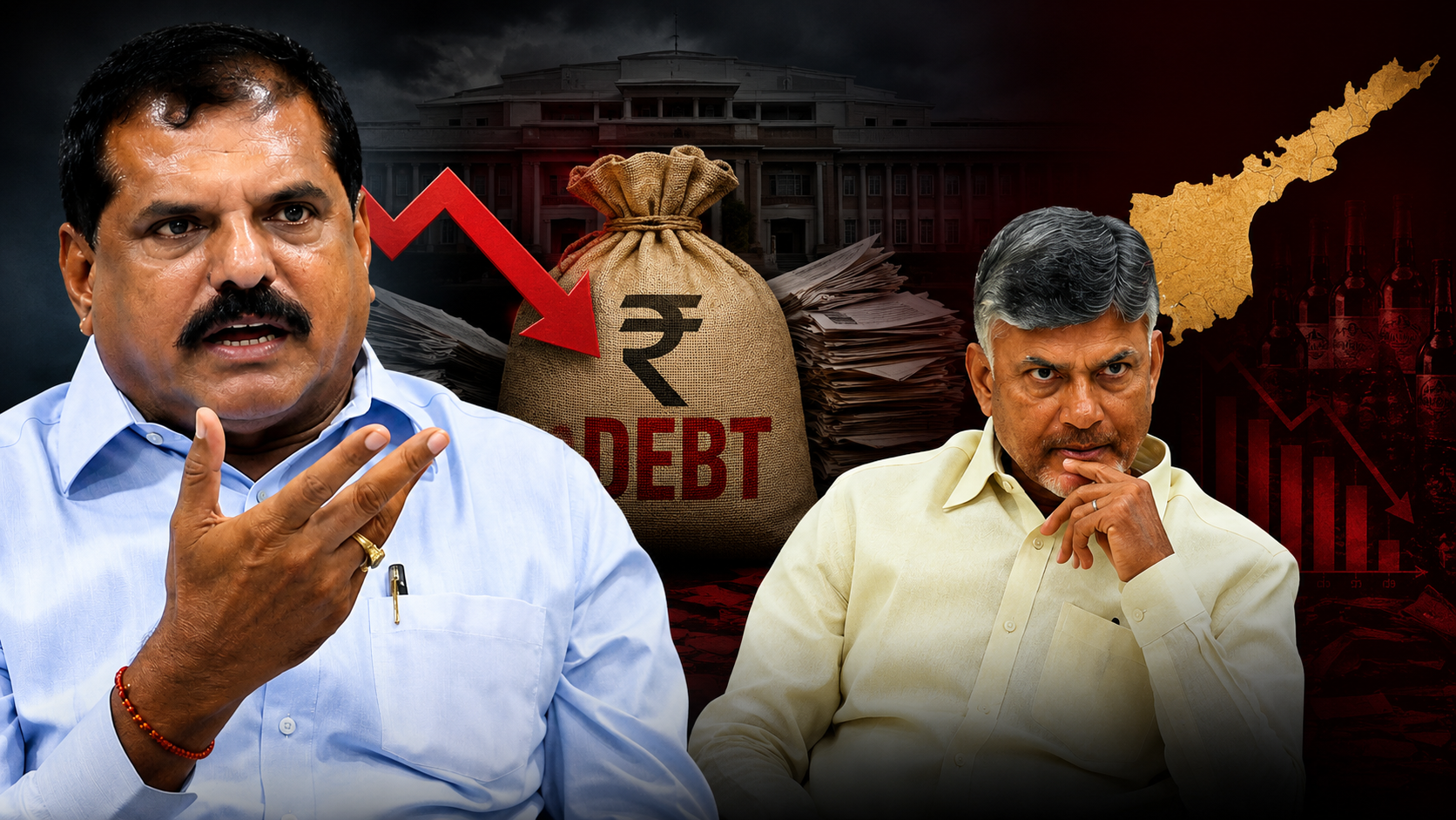 AP Coalition Governments Borrowings: Where Is the Development? Botsa Satyanarayana Questions Two Years of Governance