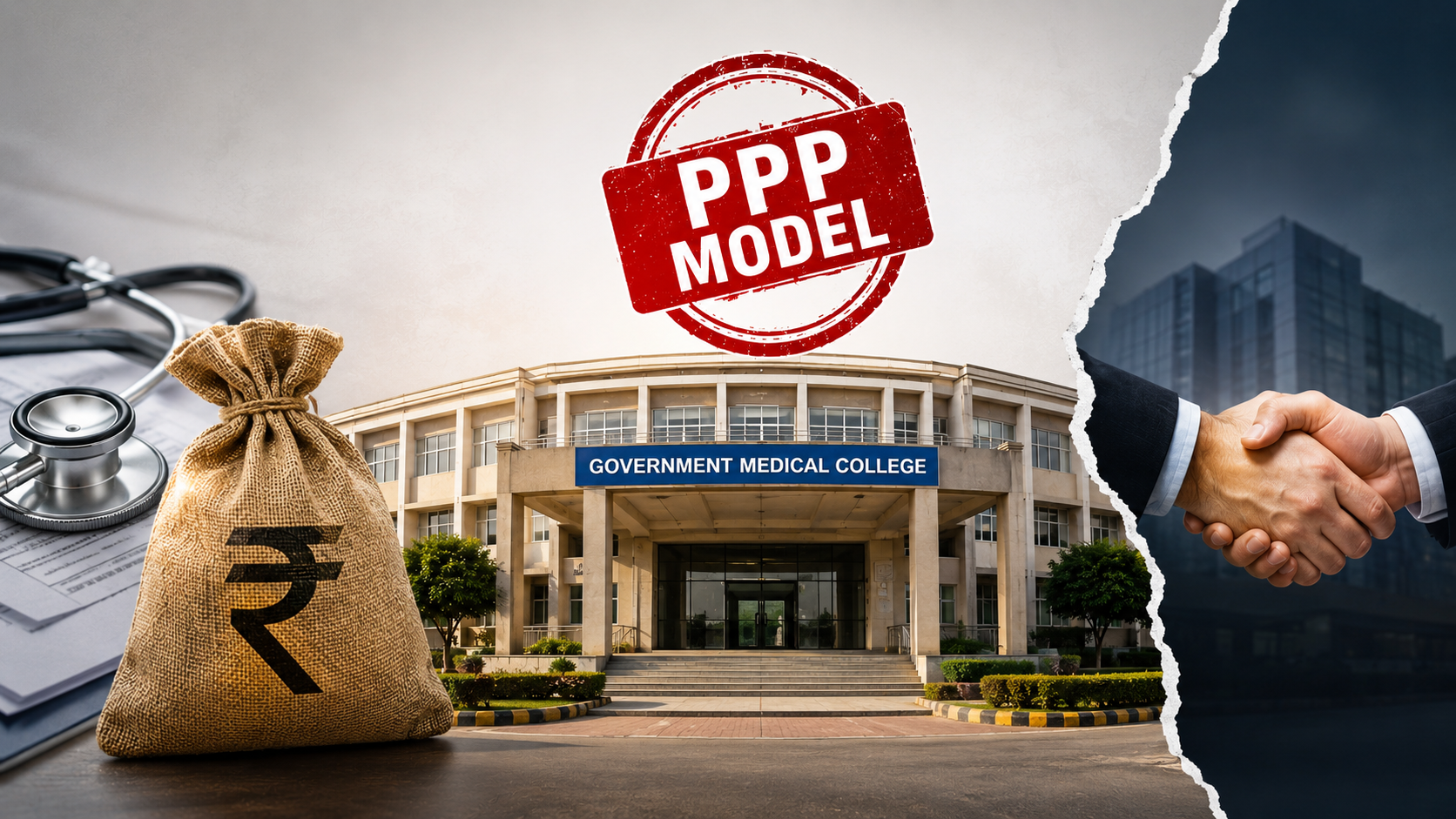 Are Government Medical Colleges Built with Public Money Moving into Hands?