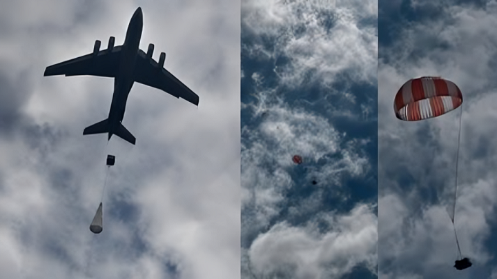 ISRO Achieves Major Milestone with Successful Gaganyaan Main Parachute Test