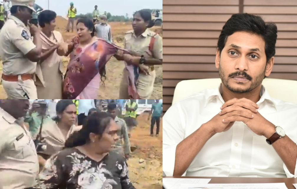 JCBs Enter Farmers' Fields in Undavalli; Jagan Expresses Strong Anger Over Alleged Crop Destruction
