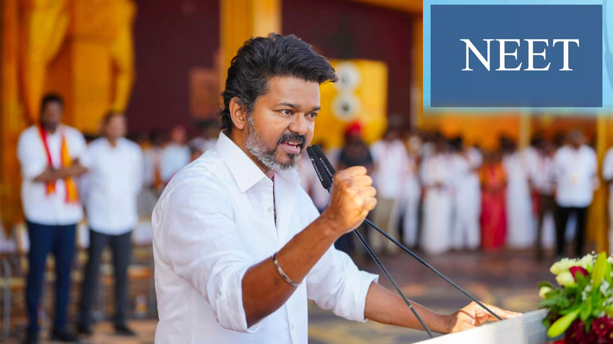 TVK Led by Vijay Demands Nationwide Abolition of NEET, Seeks Greater State Control Over Education