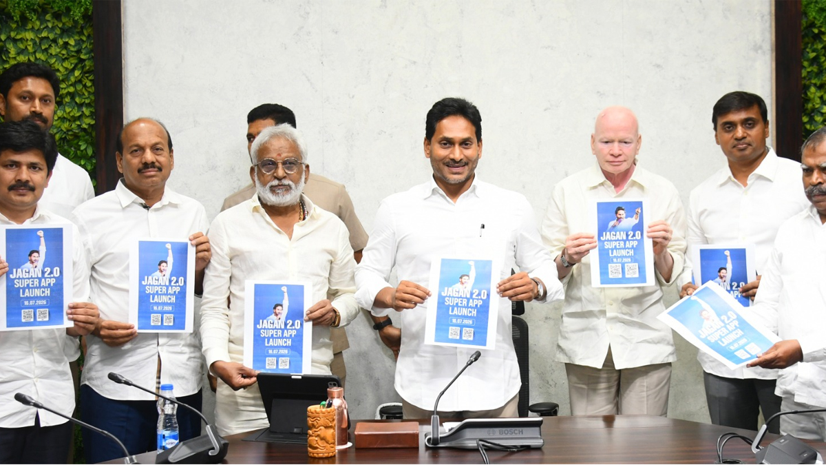 YS Jagan Launches 'Jagananna 2.0' Super App to Strengthen YSRCP's Digital Network