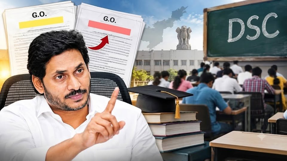Why Were GOs Changed in Mega DSC-2025? Jagan Raises Key Questions to Chandrababu