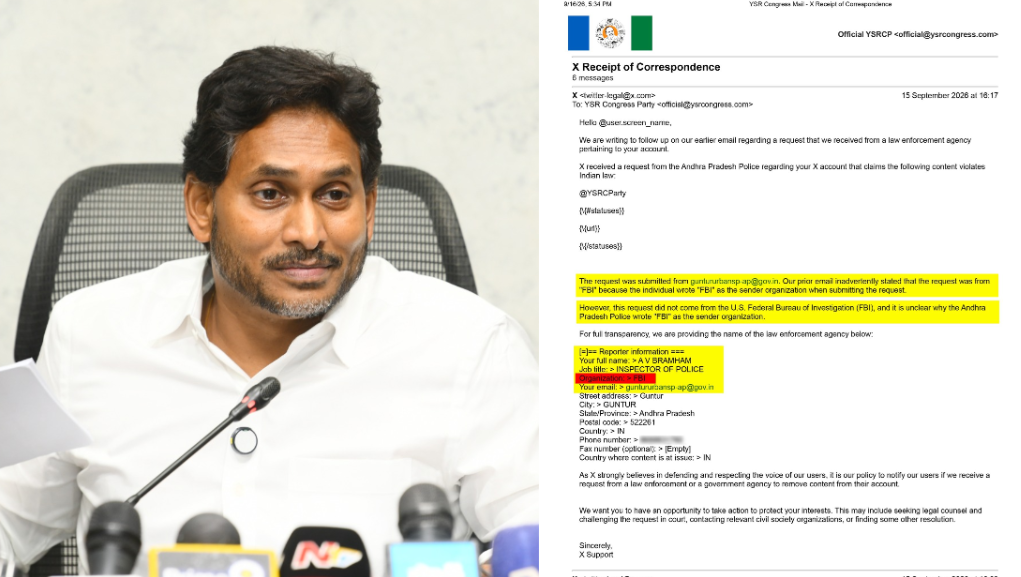 AP Police ‘FBI’ Controversy.. Jagan Questions Chandrababu Government