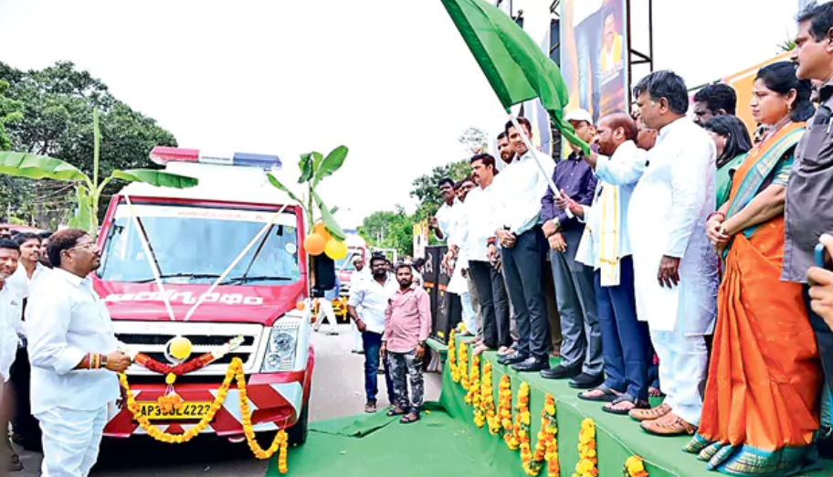 AP 104 Ambulances: Satya Kumar’s Aarogya Rathalu Launch Draws Criticism