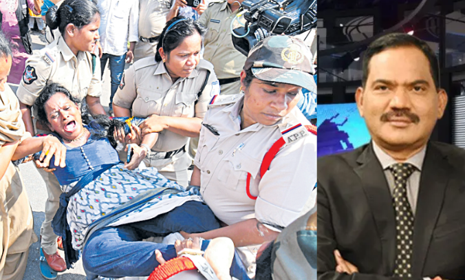 AP Secretariat Employees Protest: Police Action and TV5 Remarks Trigger Controversy