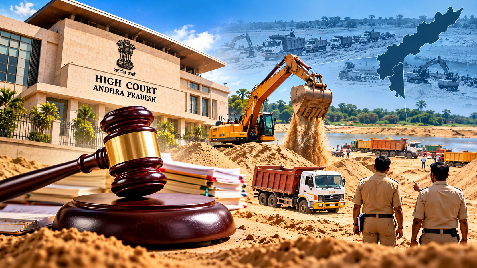 AP High Court Takes Serious View of Illegal Sand Mining, Calls for Strong Monitoring
