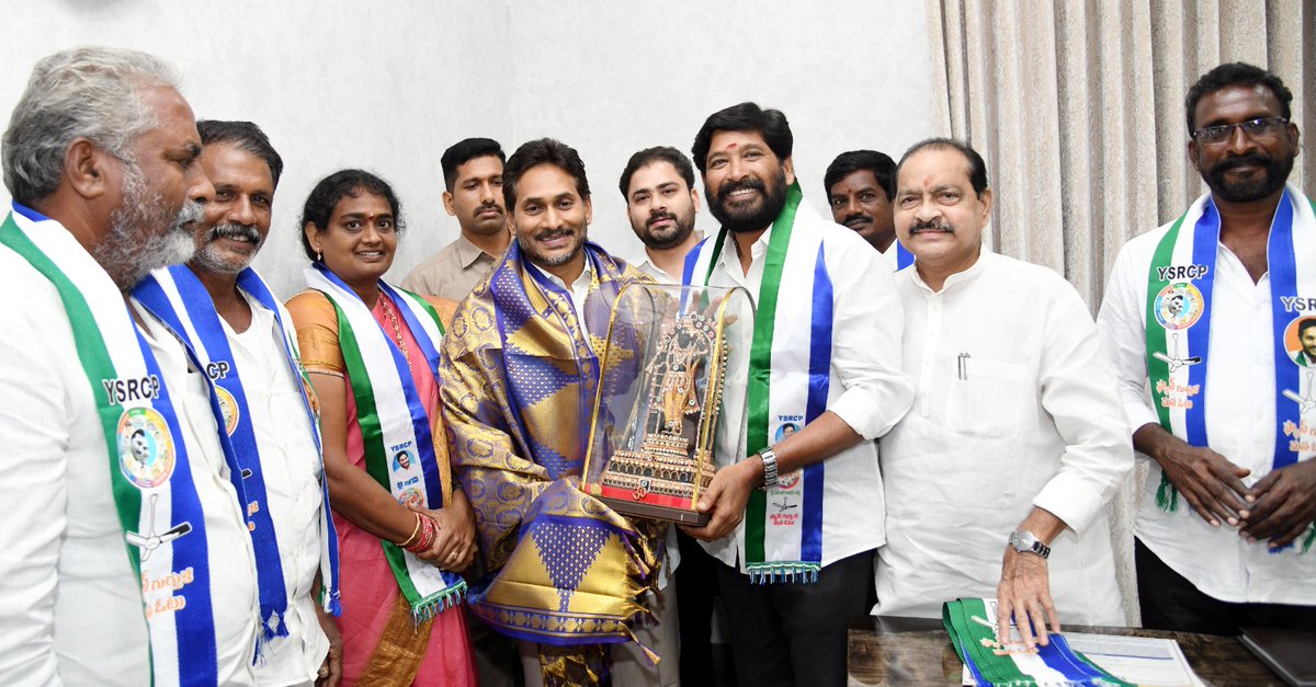 Former Jana Sena Leader Pathamsetti Suryachandra Joins YSRCP in Jaggampeta