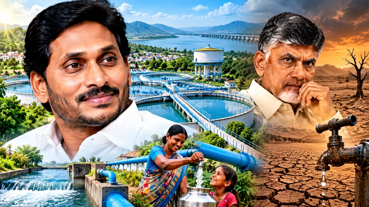Credit War Over Drinking Water Projects in AP: New Foundation Stones for Projects Started During Jagan’s Tenure?